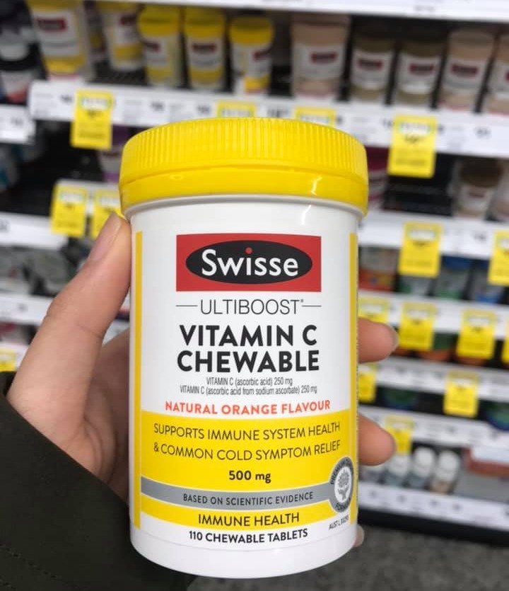 Swisse Vitamin C Chewable 500 mg