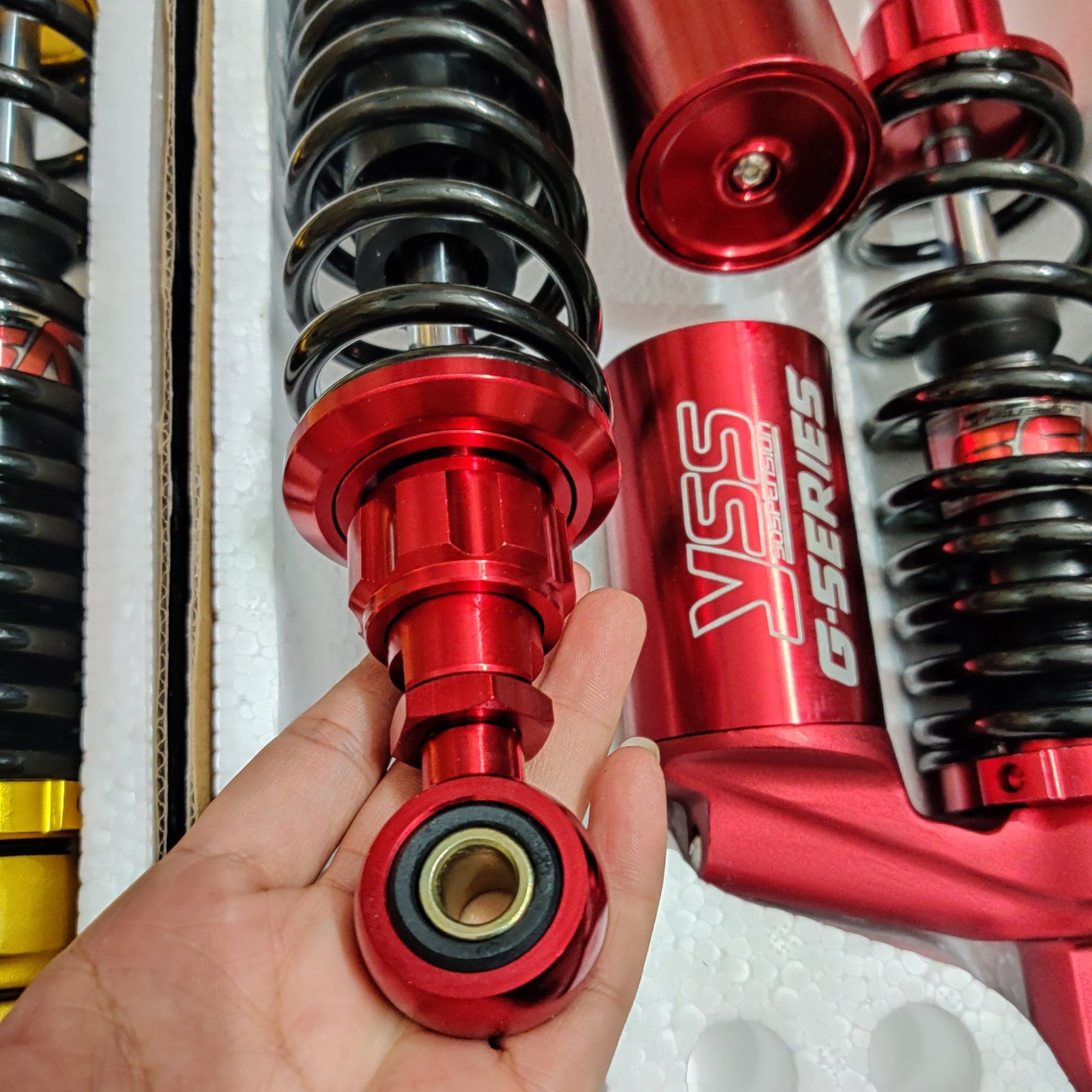 phuộc yss tem khắc gắn sirius Jupiter Taurus dream wave blade axelo RS ....