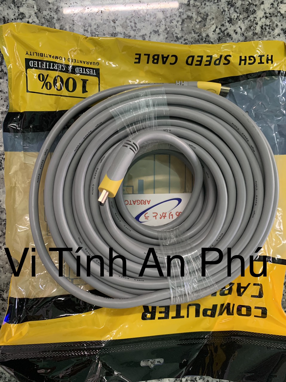 Cáp hdmi arigato 25m cao cấp - dây hdmi to hdmi tròn chuẩn full hd 1080p