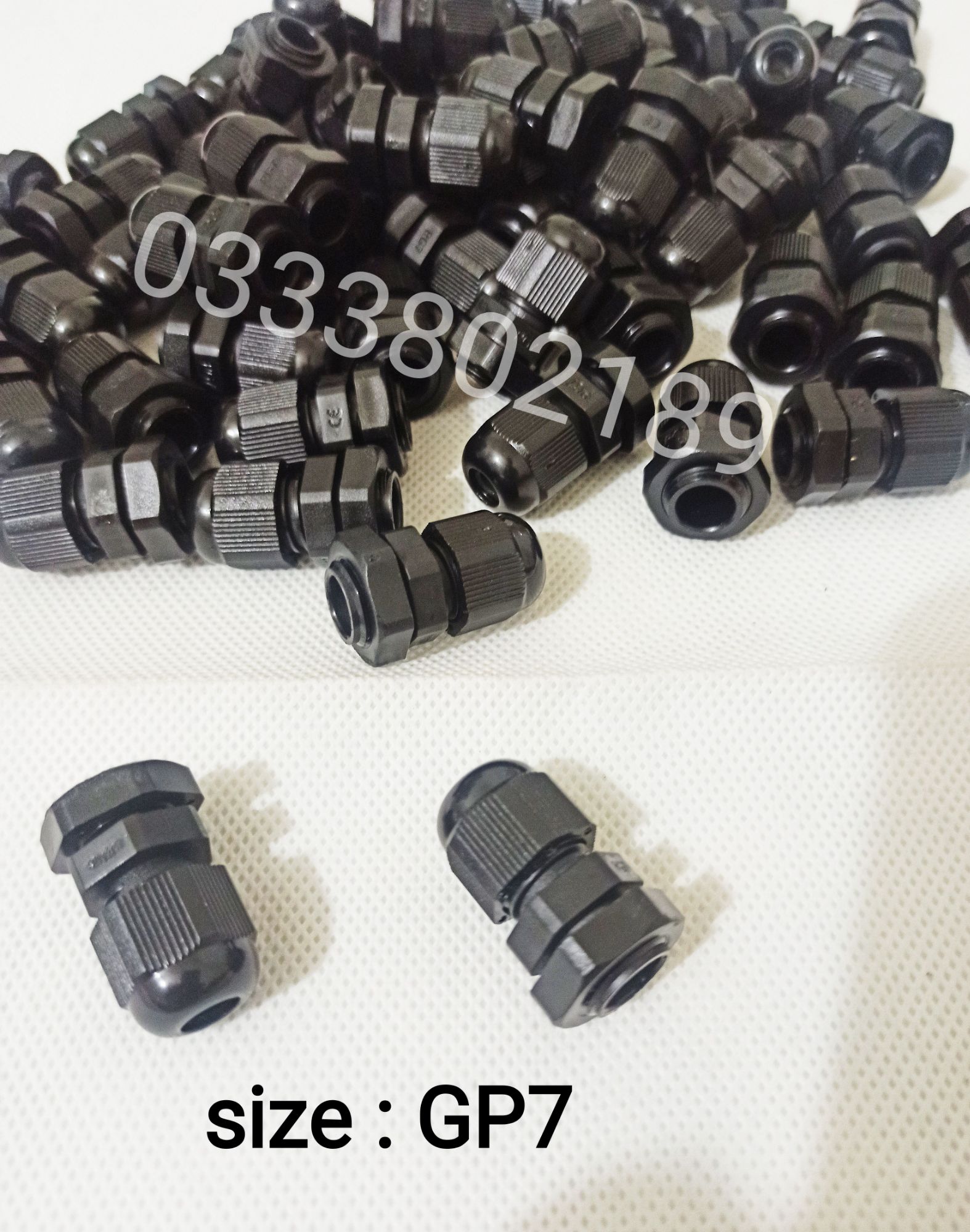 Ốc siết cáp GP7 màu đen( 10 ốc)