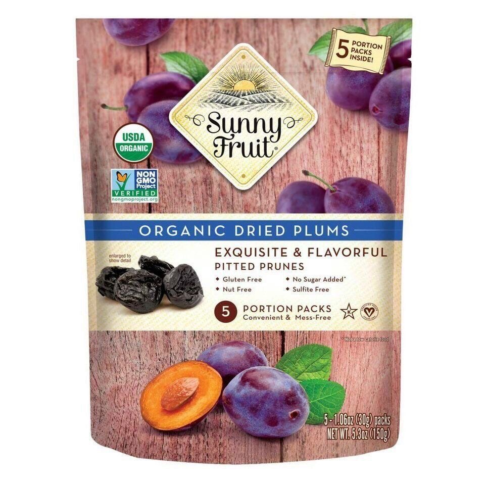 Mận Khô Hữu Cơ Sunny Fruit - Tách Lẻ 30g