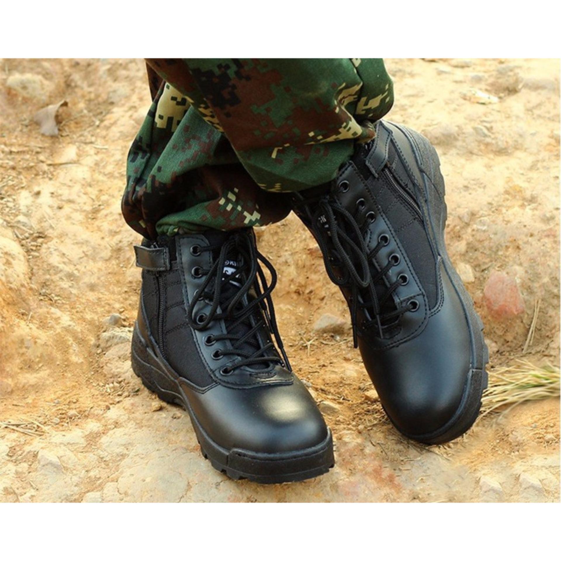 Giày đăc nhiệm SWAT cổ lửng
