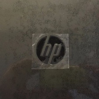 TEM DÁN STICKER LOGO HP (BẠC, ĐEN) TRANG TRÍ MÁY TÍNH LAPTOP