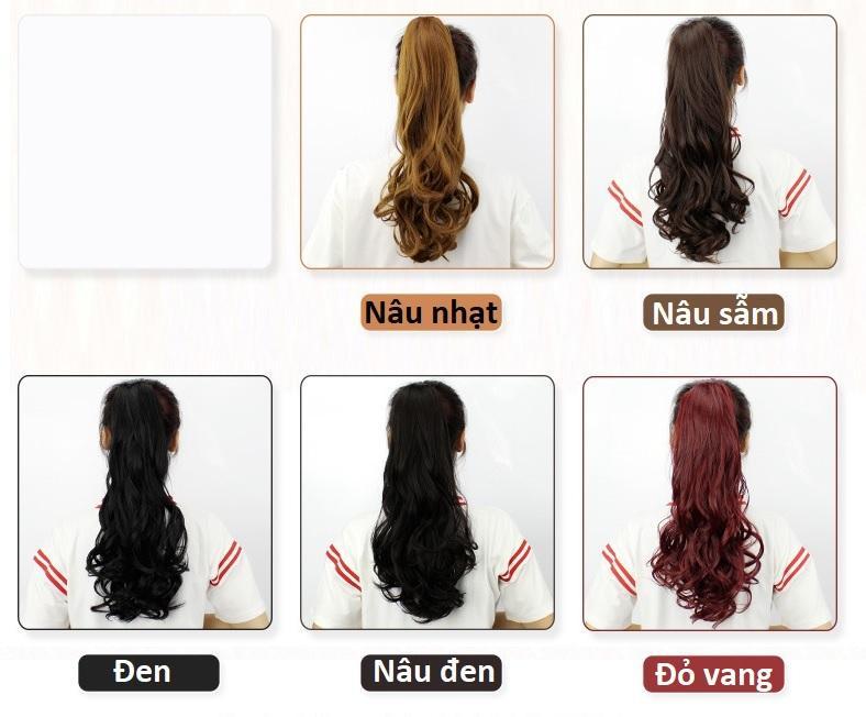 TÓC GIẢ NGOẠM XOĂN DÀI 55CM CỰC ĐẸP