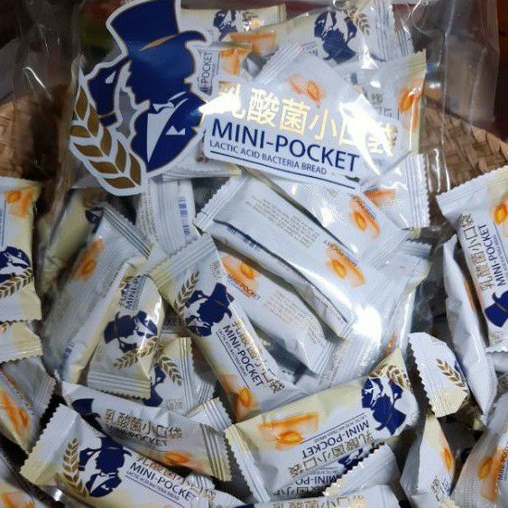 [HCM]BÁNH SỮA CHUA GIÒN MINI-POCKET bịch 400gr
