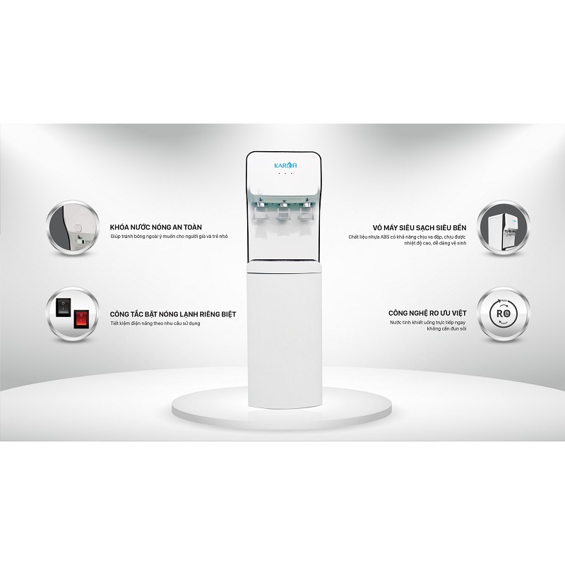 Máy Lọc Nước Nóng Lạnh Karofi HC18-RO