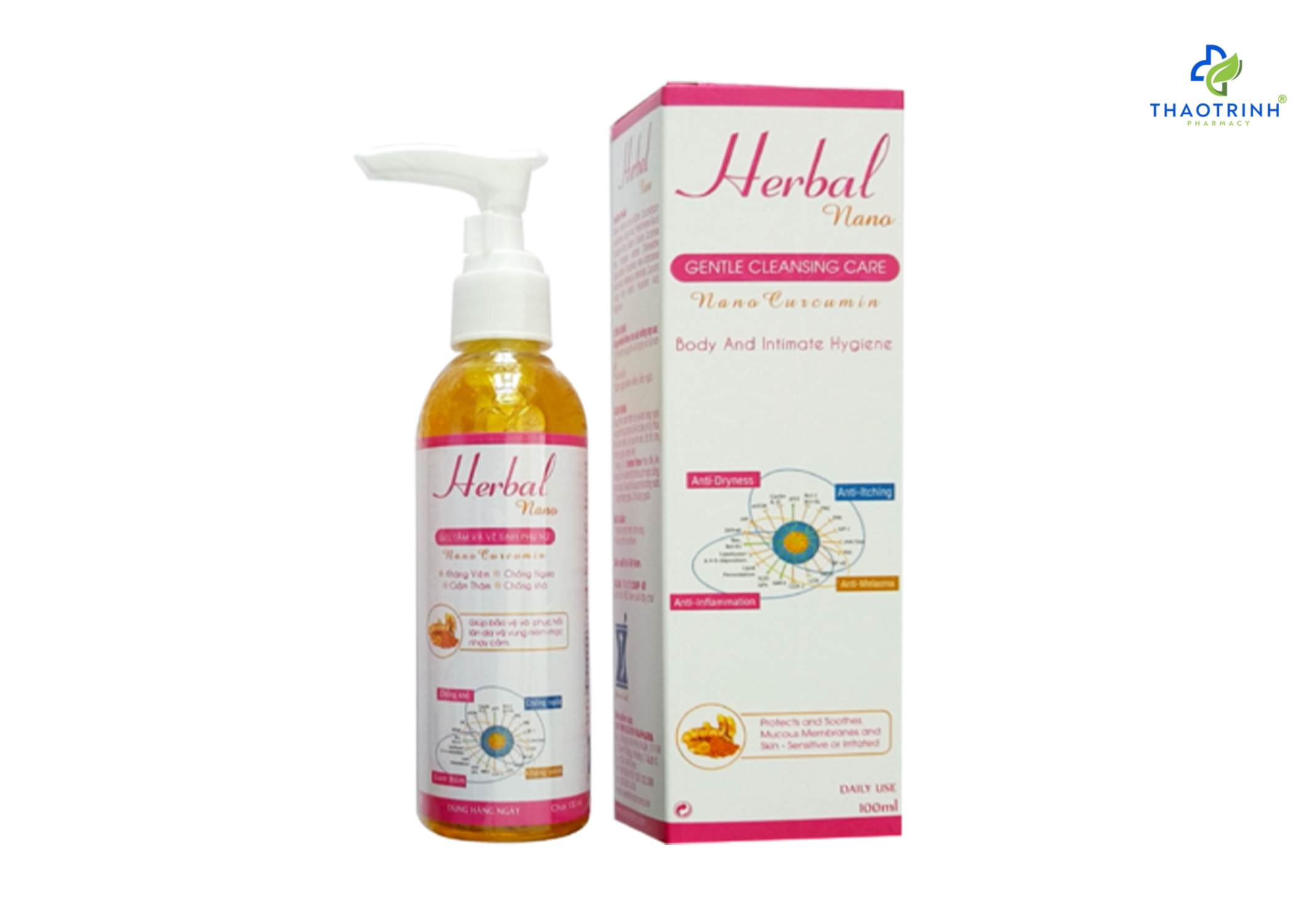 [HCM]Dung dịch vệ sinh phụ nữ HERBAL NANO (Chai 105g)
