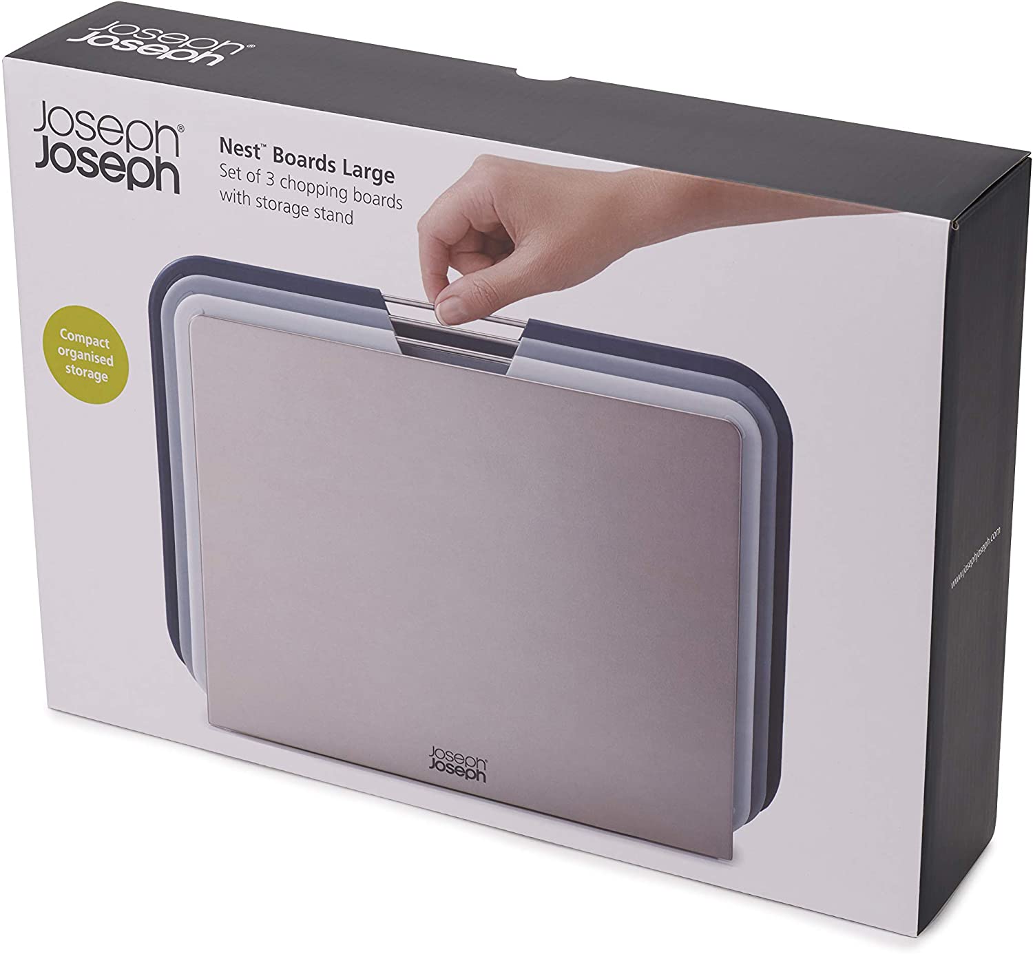 Bộ thớt lớn 3 cái Joseph Joseph Nest 60147 (màu xám)