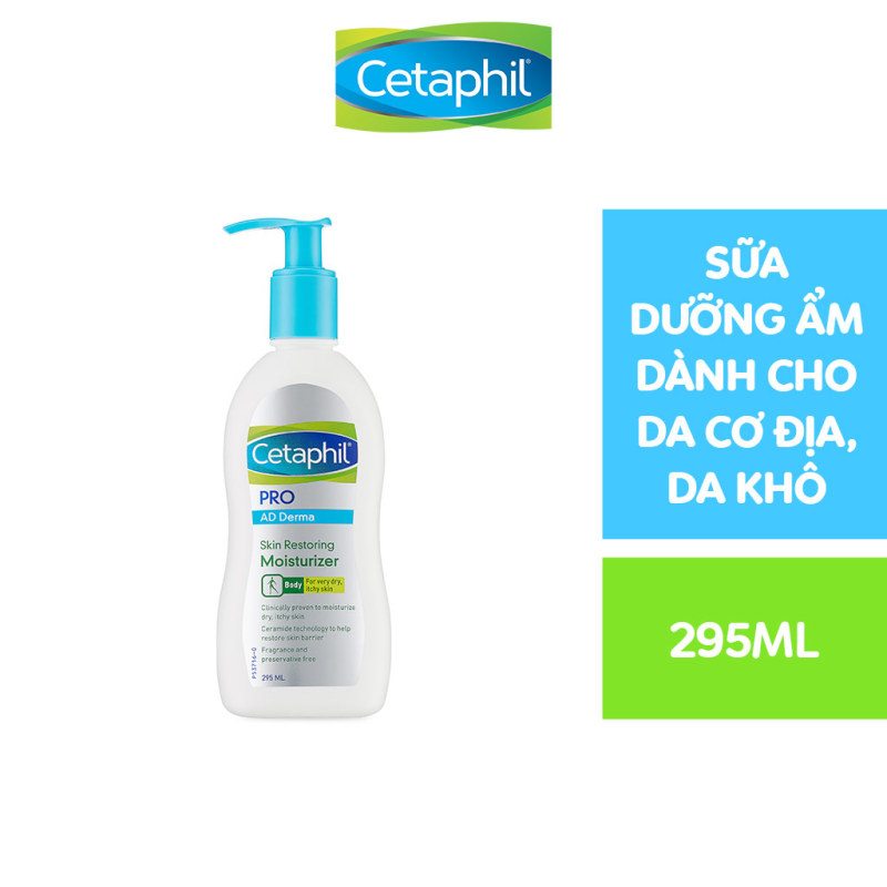 Kem dưỡng ẩm cho da khô, da cơ địa CETAPHIL PRO AD DERMA MOISTURIZER 295ML giá rẻ