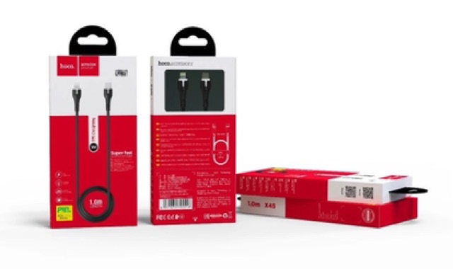 Cáp sạc nhanh PD dành cho iPhone / iPad HOCO X45 TypeC to Lightning dài 1M