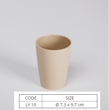[HCM]Ly Nhựa Melamine Màu Nâu Cao Câp