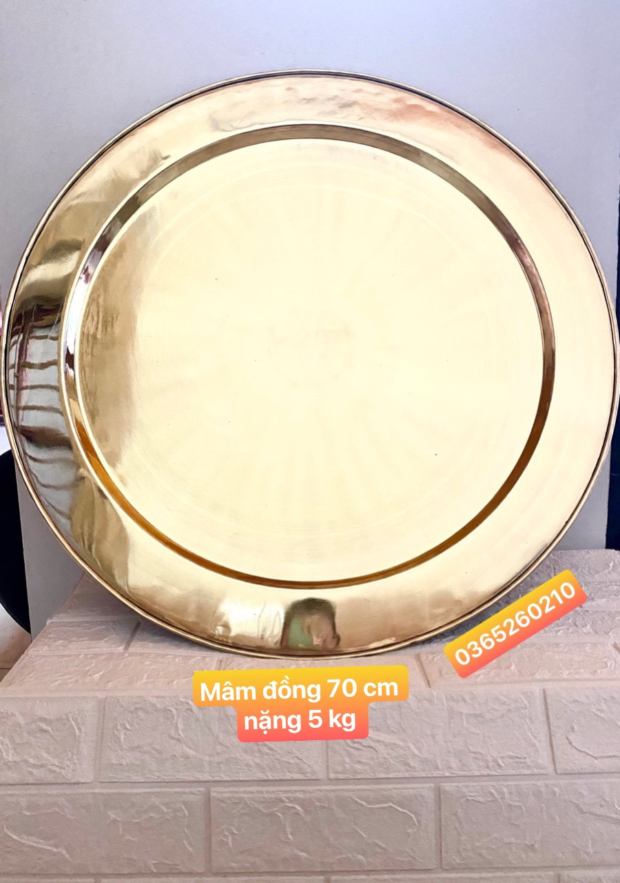 MÂM ĐỒNG 70CM NẶNG 4.5 KG