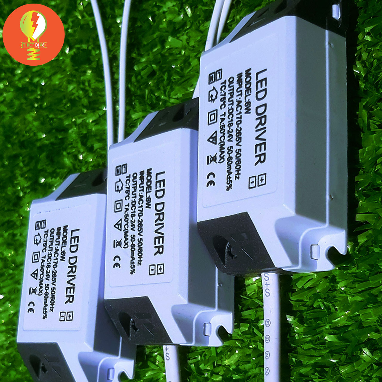 Tăng phô, driver, chấn lưu, cho đèn led âm trần và ốp trần 6w 9w 12w 15w 18w 24w jack tròn