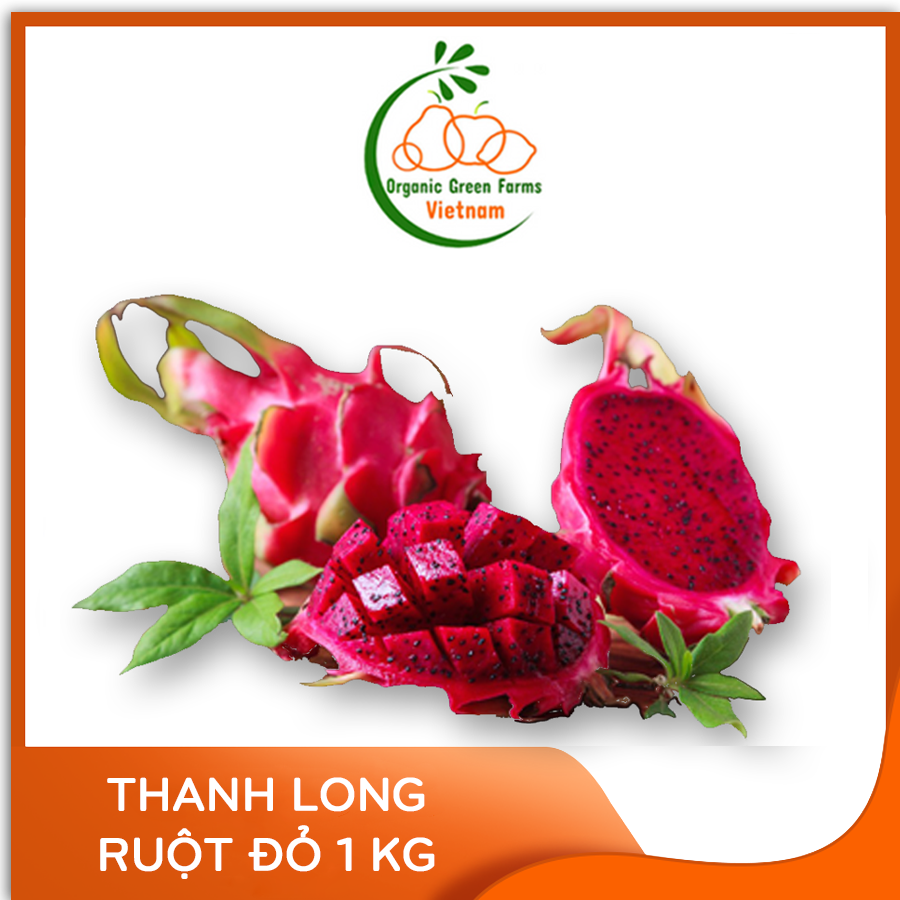 [OGF] - Thanh Long ruột đỏ (1 kg) - Giao nhanh HCM