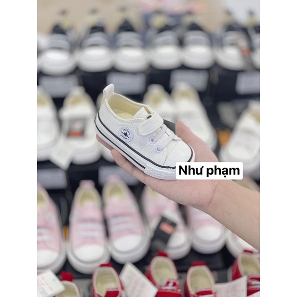 Giày converse quai dán cho bé trai và bé gái(CT)