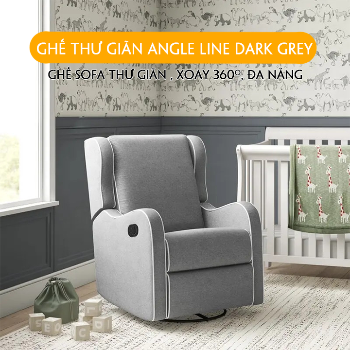 Ghế sofa đơn thư giãn xoay 360 độ