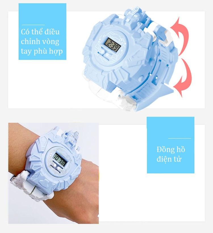 [HCM]Đồng hồ biến hình robot siêu nhân