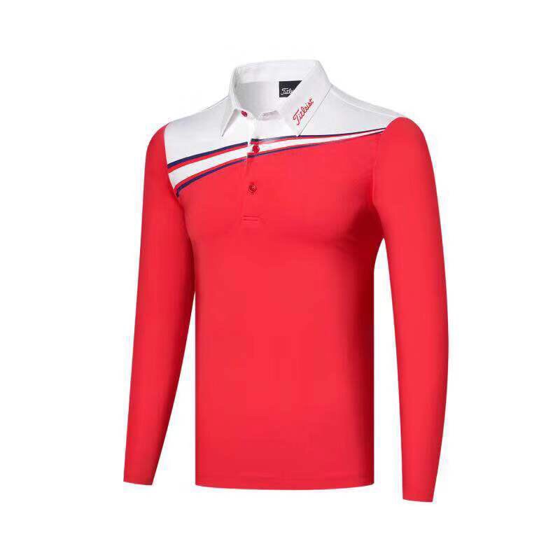 Áo golf dài tay TL - chất thun lạnh mền mịn co giãn 4 chiều