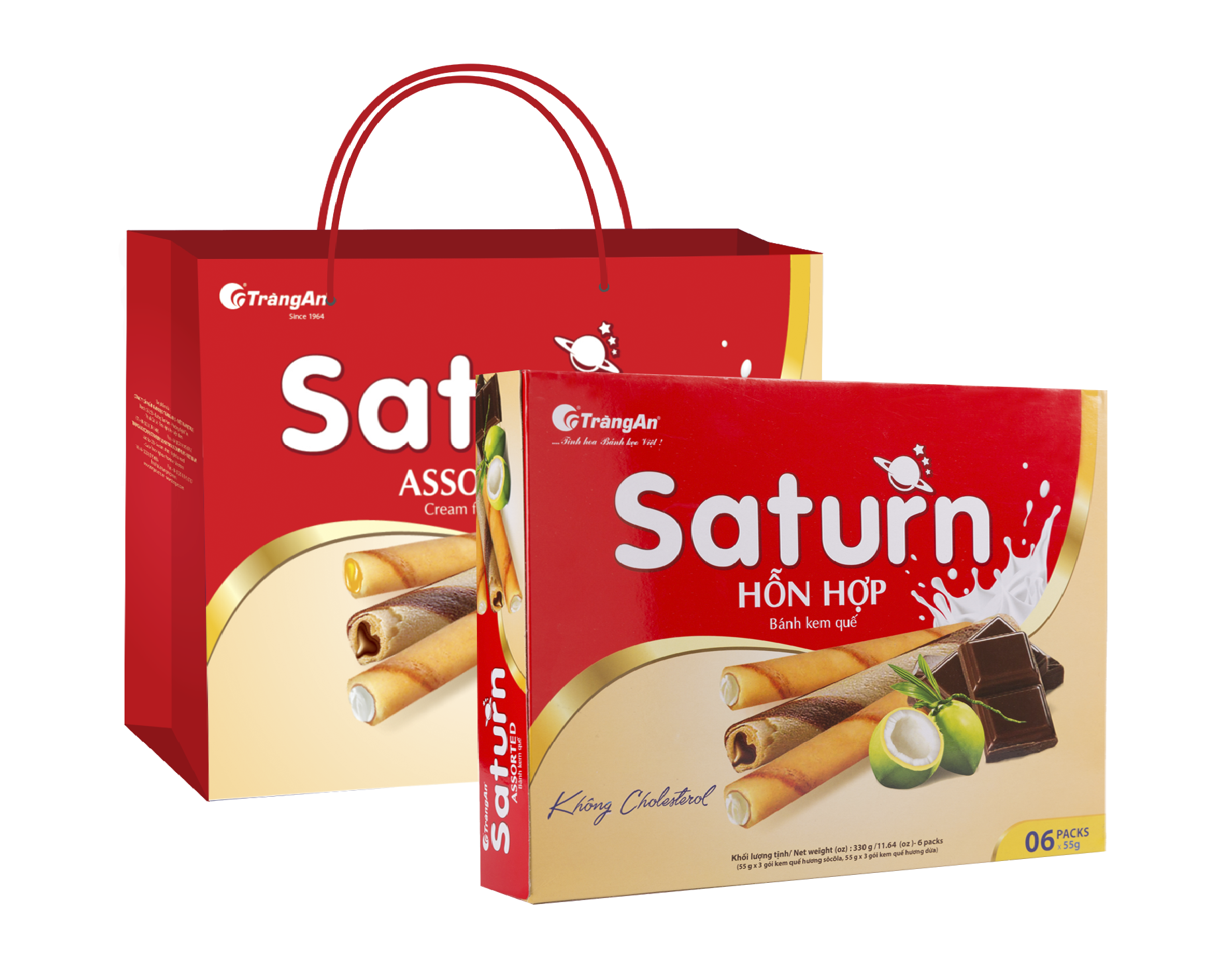 Bánh quế Saturn hỗn hợp 330G (Không kèm túi xách)