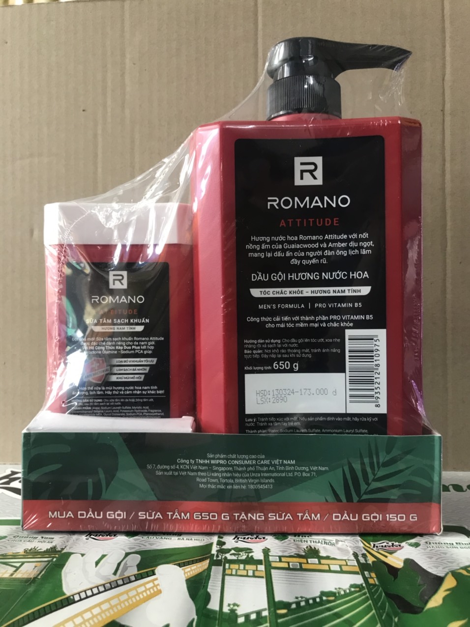 [HCM]Dầu Gội ROMANO ATTITUDE 650g