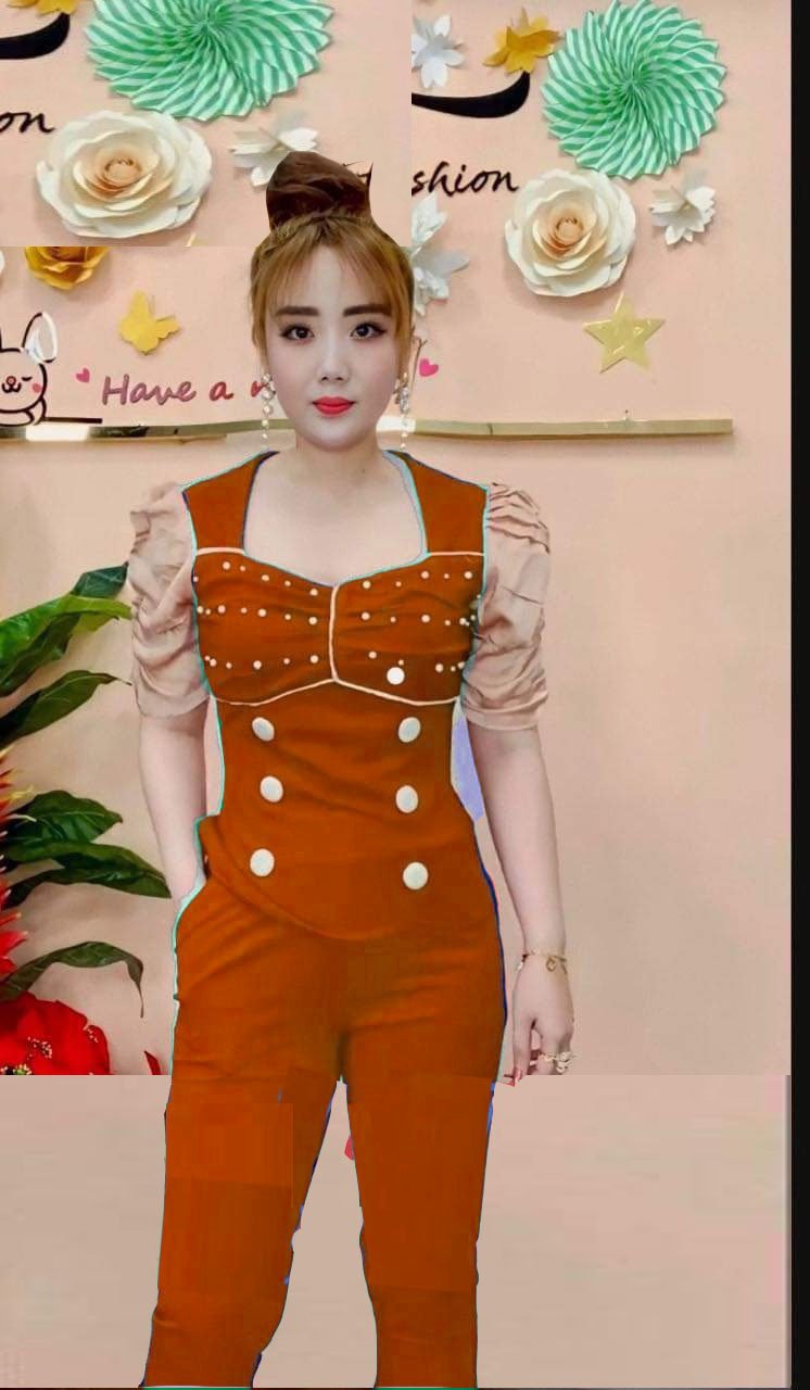 Set bộ nữ quần dài chất liệu thun cát hàn