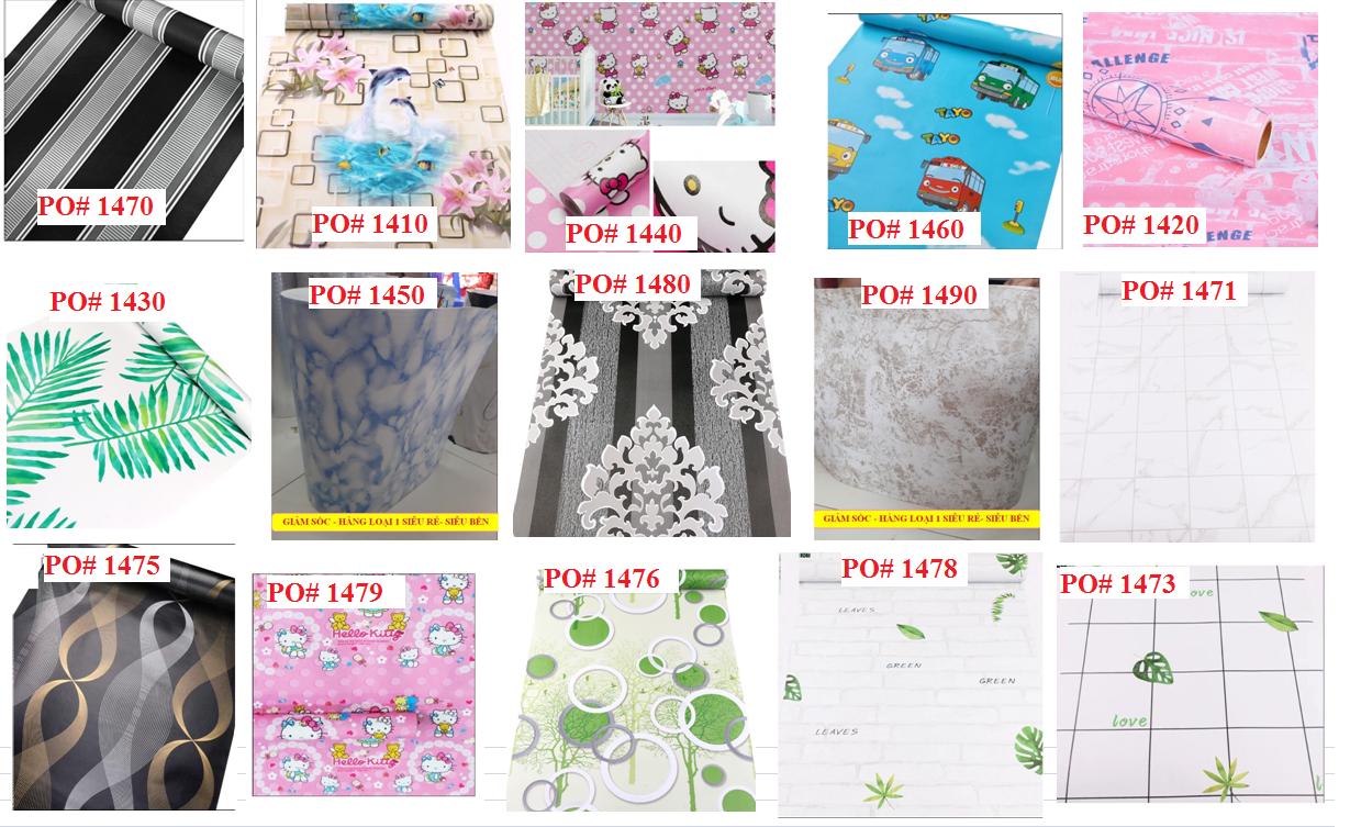 [HCM]Cuộn 5M decal giấy dán tường (có sẵn keo) - ếch xanh