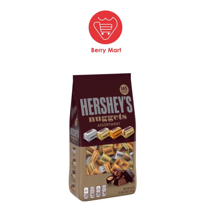 Socola Hershey's nuggets 1,47kg Mỹ | Berry Mart
