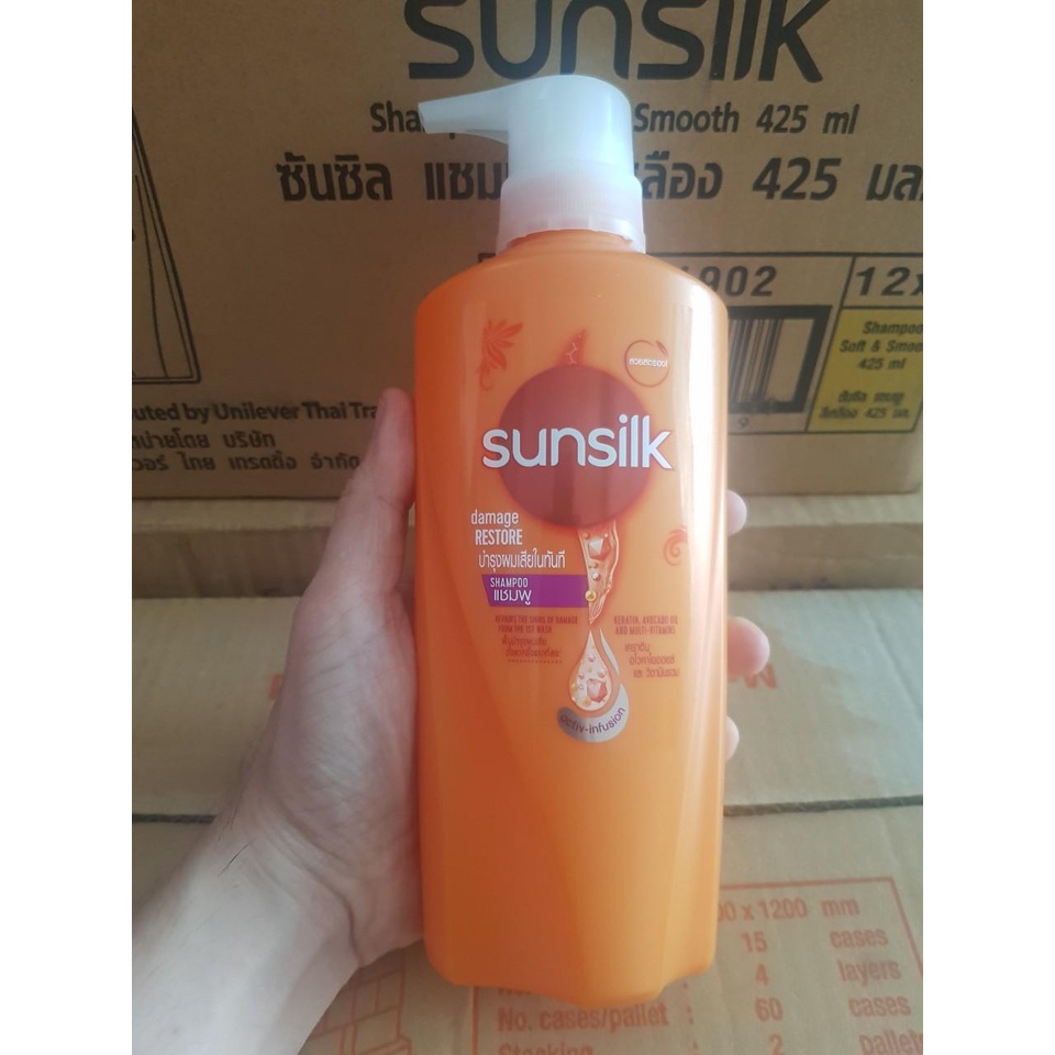 Dầu gội đầu Sunsilk mềm mượt Thái Lan