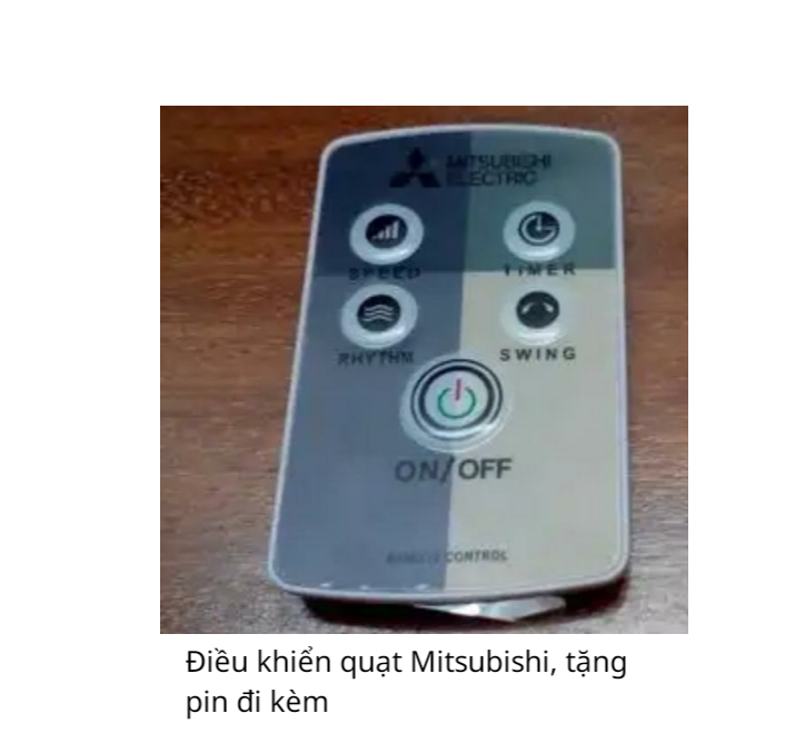 Điều khiển quạt Mitsubishi