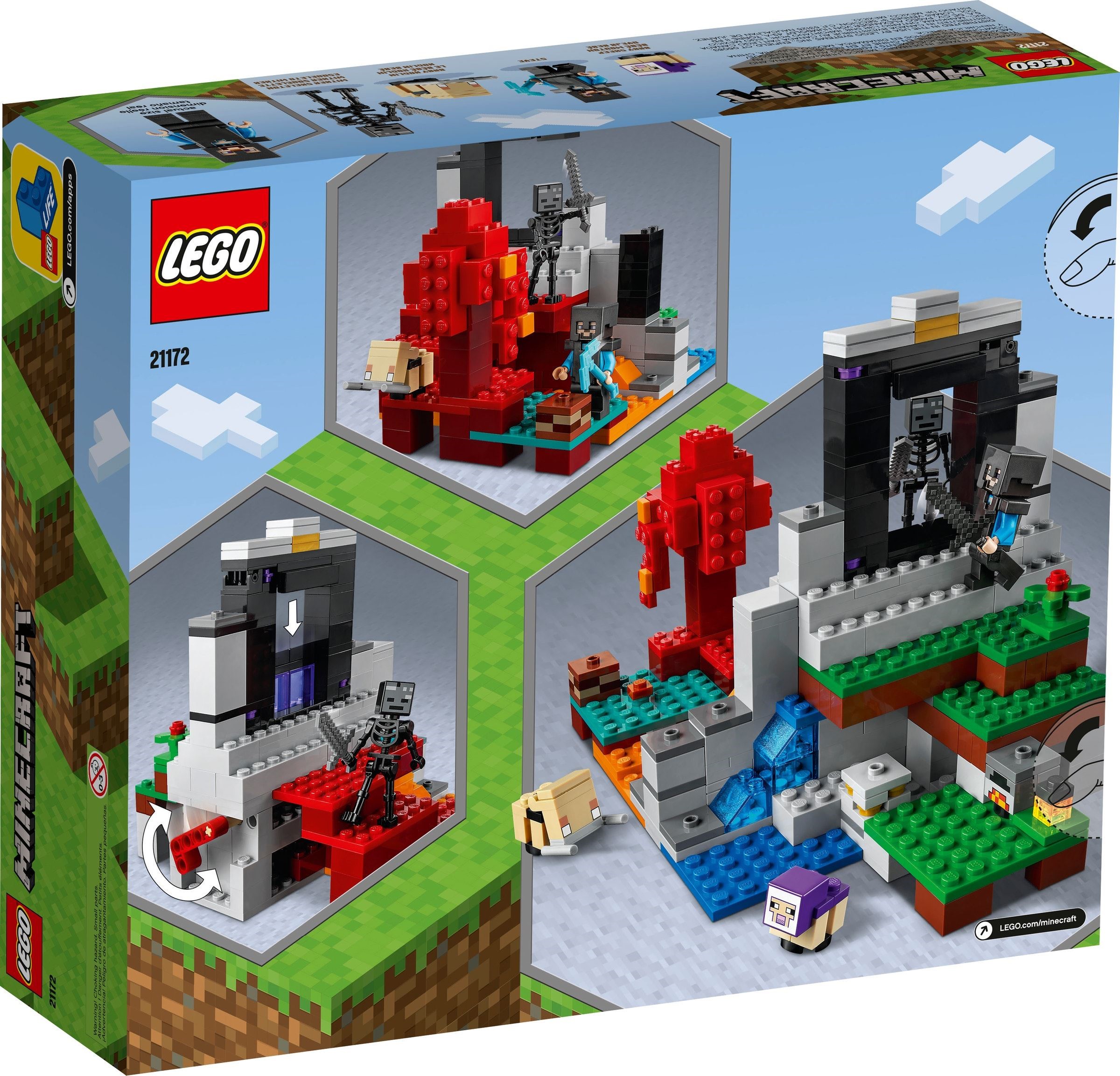 LEGO Minecraft 21172 Cánh cổng địa ngục