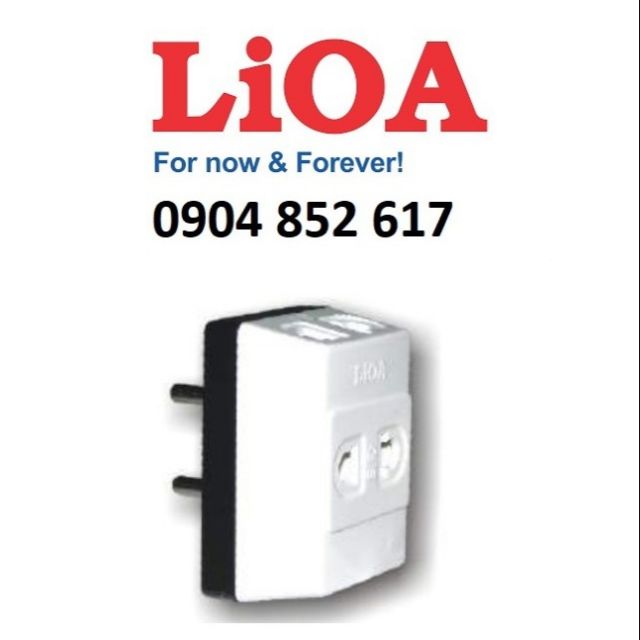 Ổ cắm 3 ngả lioa lỗ cắm siêu chắc