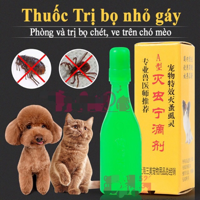 Nhỏ gáy China cho chó mèo, sản phẩm đa dạng, chất lượng tốt
