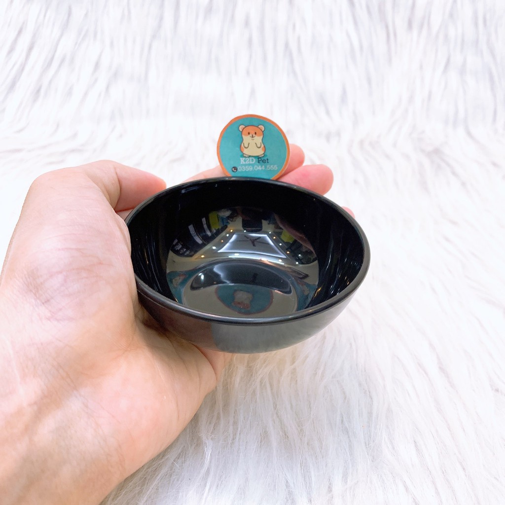 [Hoàn tiền 10%]Bát ăn nhựa bóng đẹp cho hamster