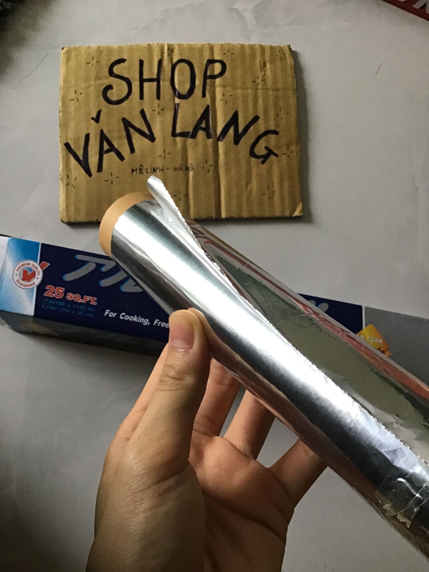 - Giấy bạc nướng bọc bảo quản thực phẩm 30cm