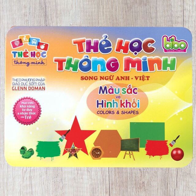 Thẻ học thông minh, thẻ học song ngữ flashcard nhiều chủ đề cho bé