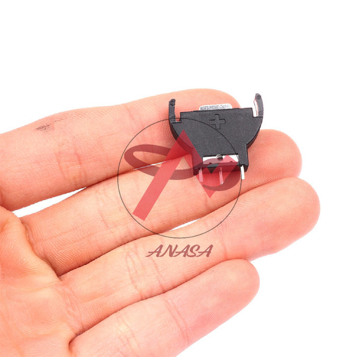 Đế Pin Cúc Áo CR2032 Chân Cắm 90°