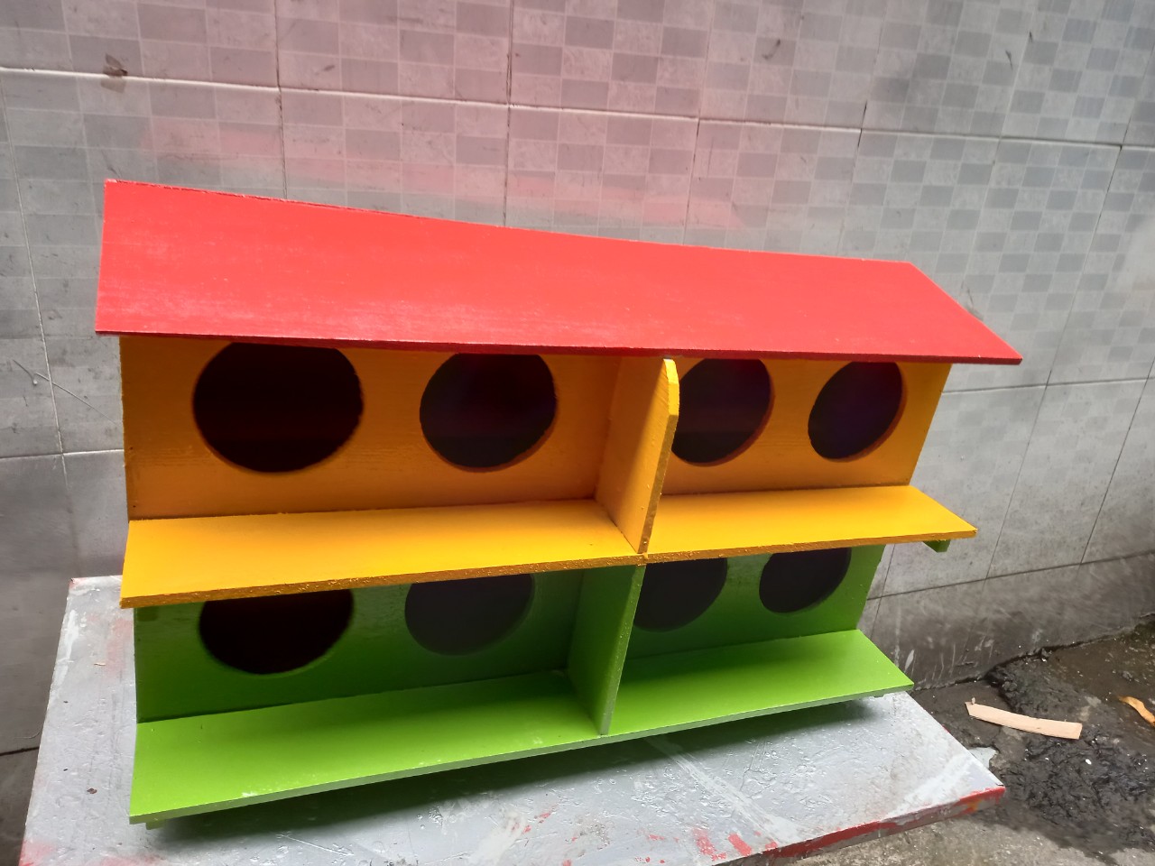 Chuồng chim bồ câu 8 Lỗ bằng gỗ