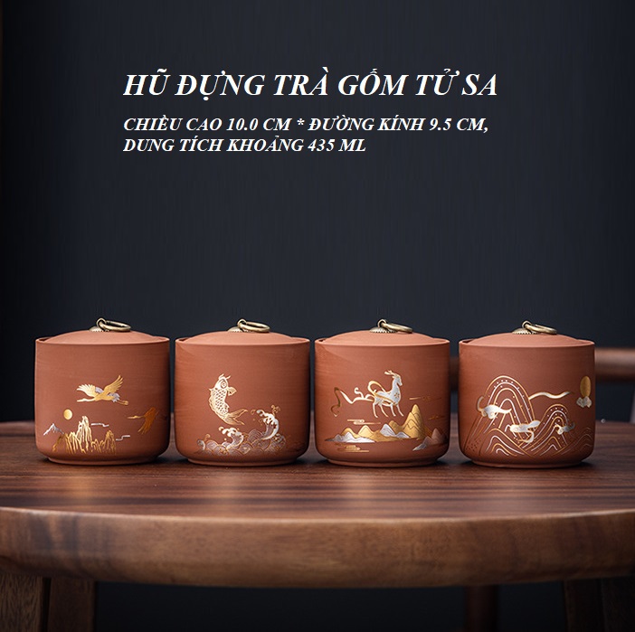 Hũ, Bình đựng trà bằng gốm Định Châu (cỡ lớn, rất khít)
