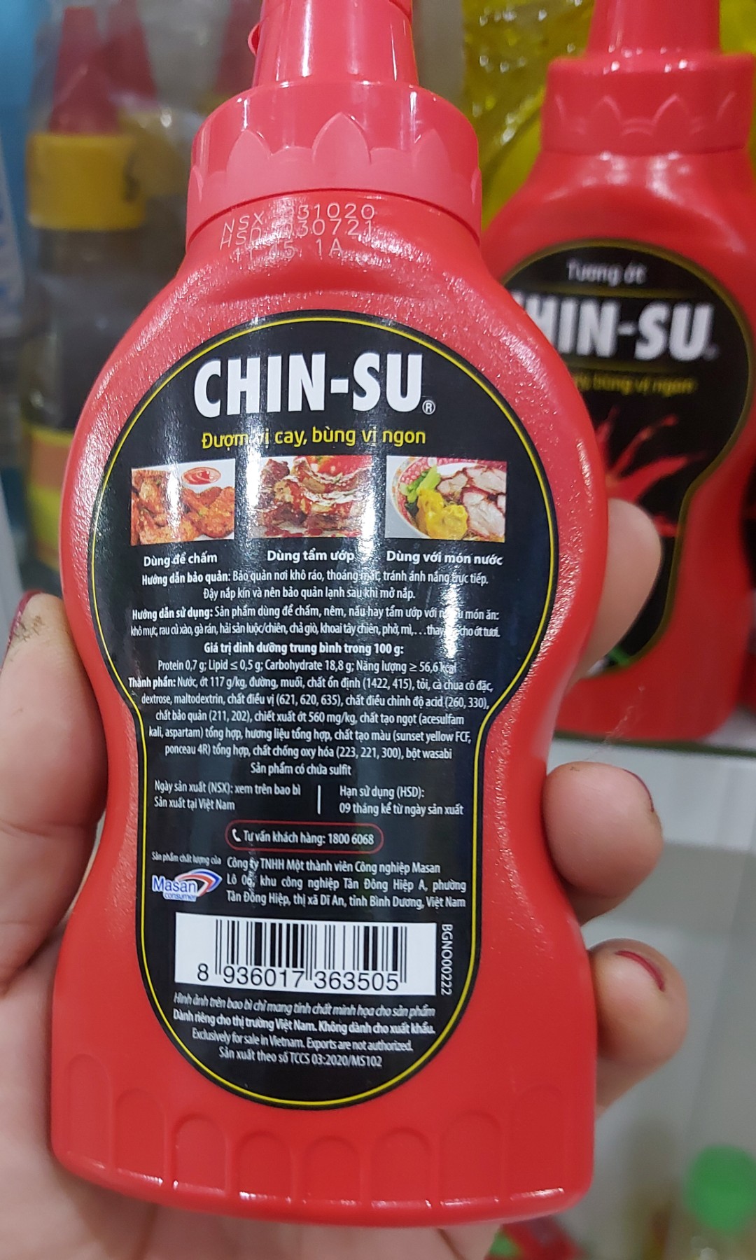 Tương ớt Chinsu chin su 250ml