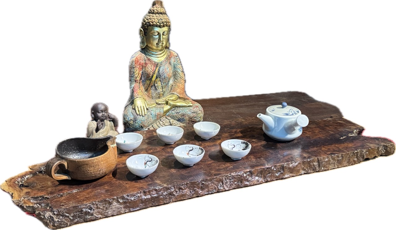 [KHAY TRÀ] Mặt bàn trà, gỗ tự nhiên vân độc lạ