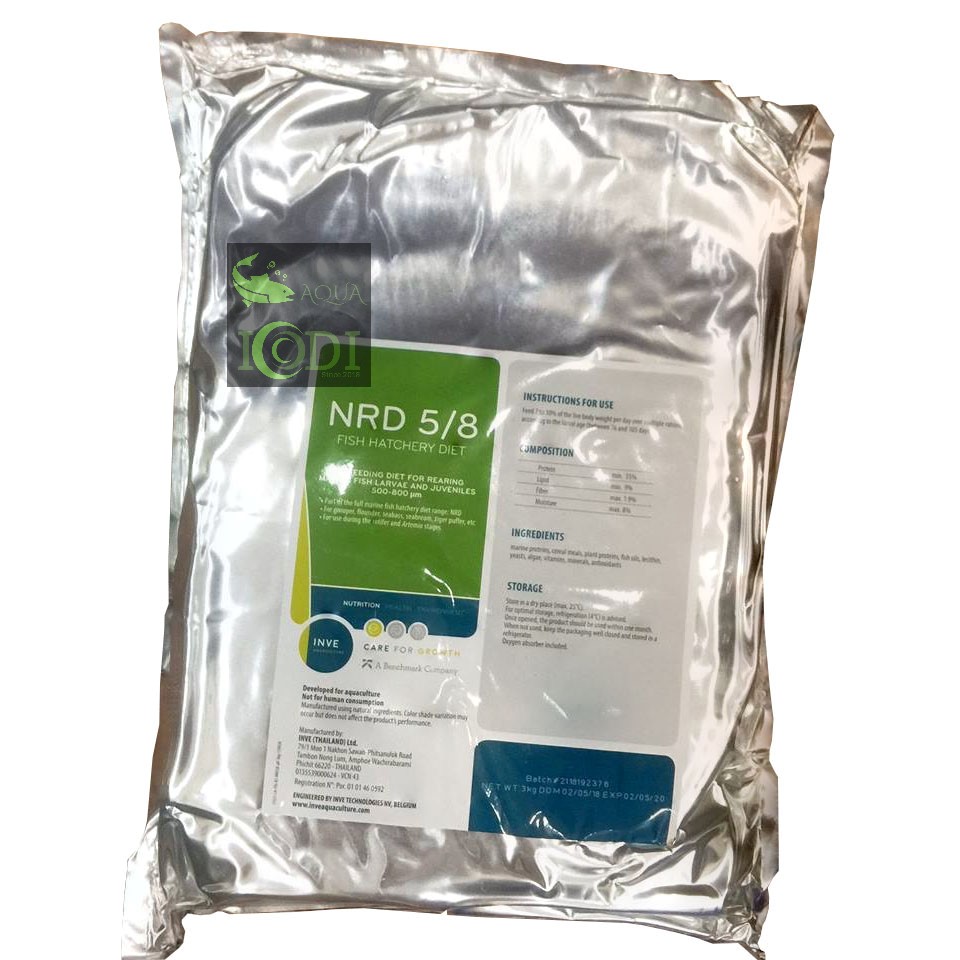 Thức Ăn Cá INVE NRD 5/8 (100gam)