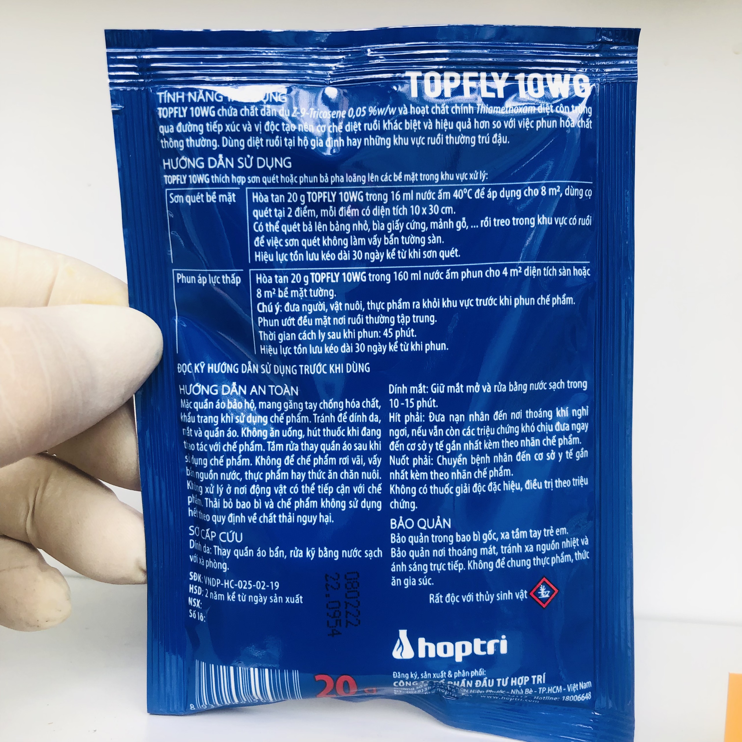 THUỐC DIỆT RUỒI TOPFLY 10WG