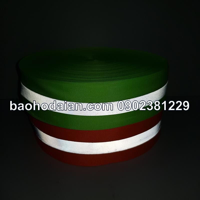 Dây phản quang vải cảnh báo công trình