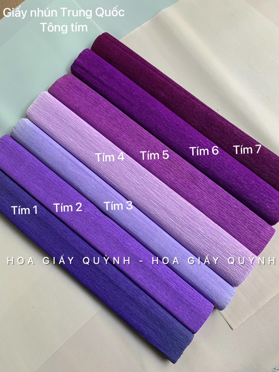 GIẤY NHÚN TRUNG QUỐC - cuộn 50cm x 2.5m