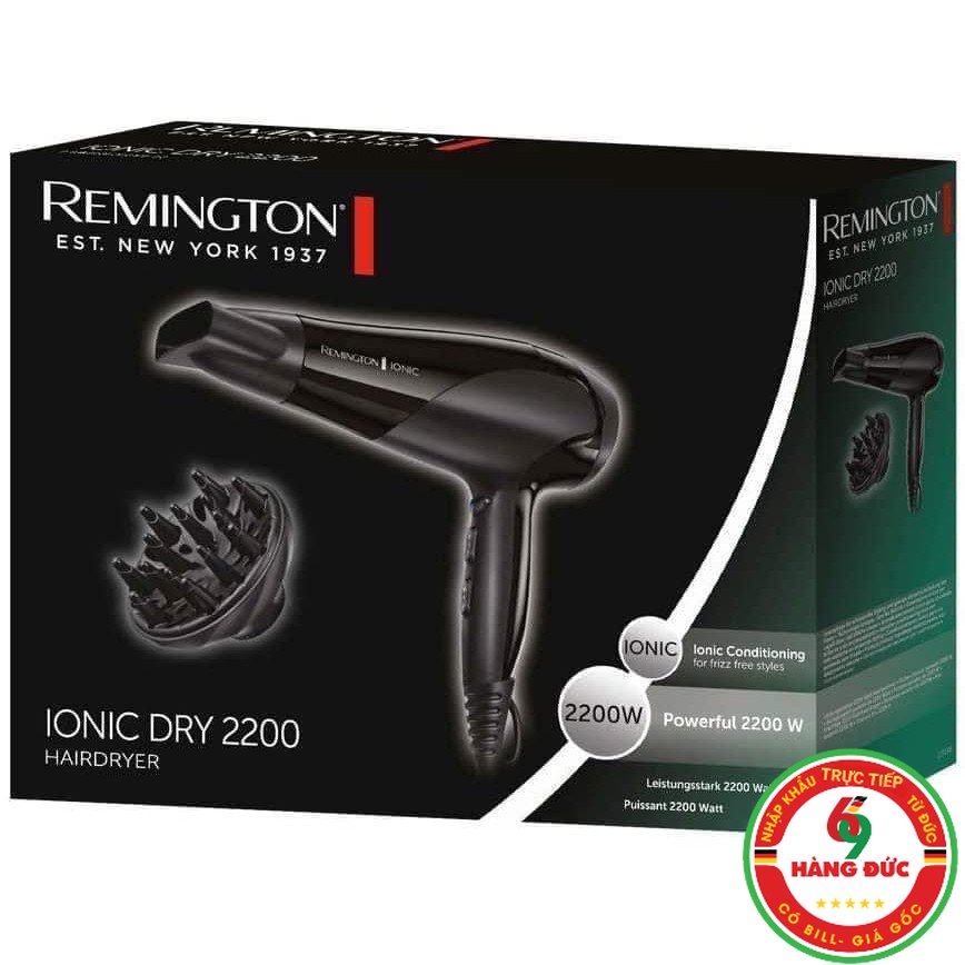 Sấy tóc Remington Ionic Dry D3190 2200W màu tím - HANGDUC69