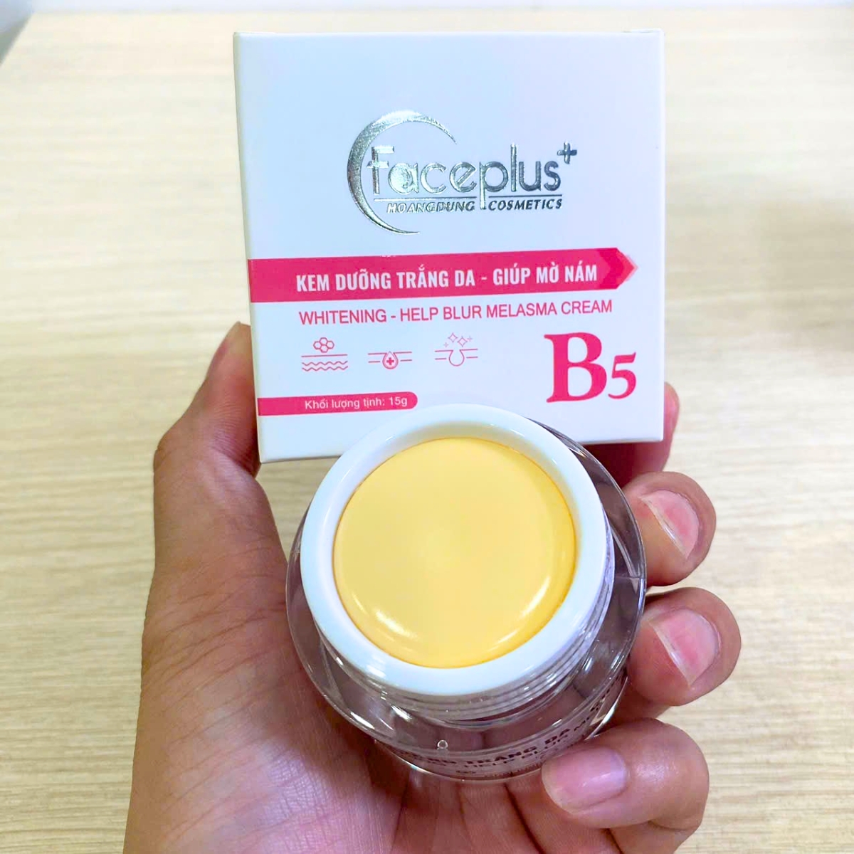 Kem Mờ Nám, Tàn Nhang, Đồi Mồi, Trắng Da FacePlus+ B5 (10g)