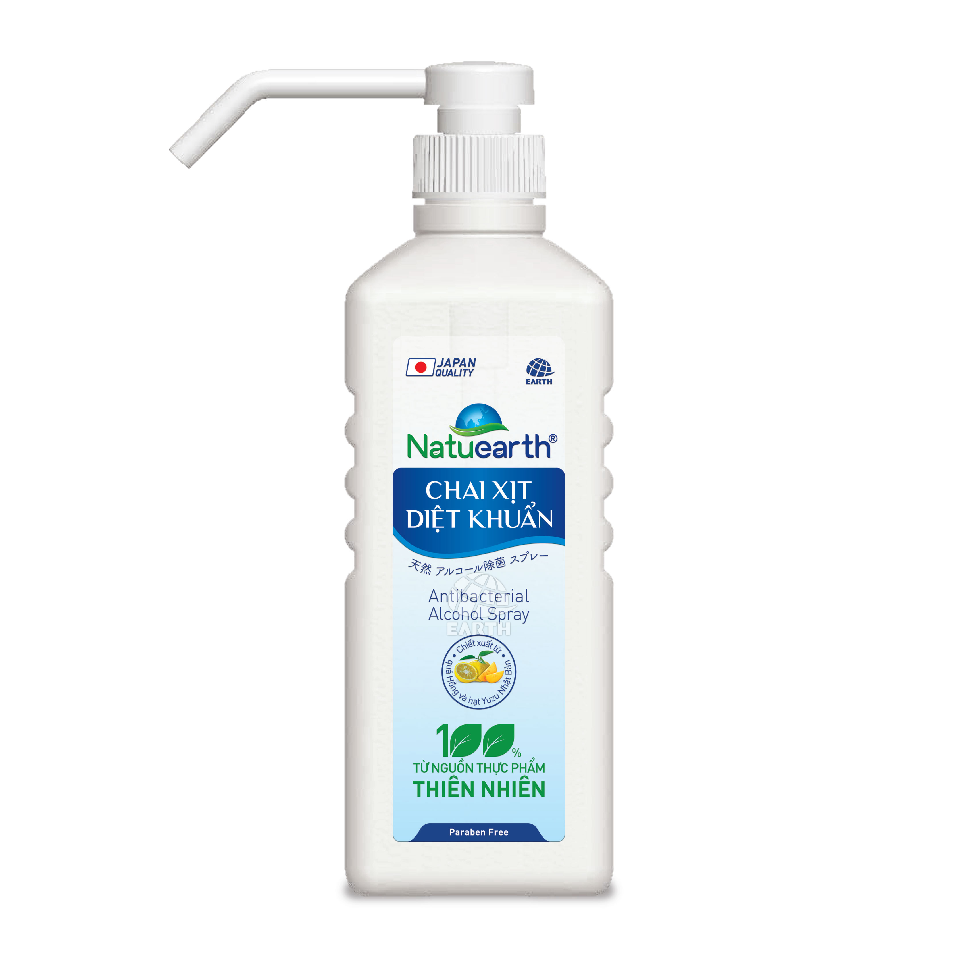 Xịt Diệt Khuẩn NatuEarth 60ml