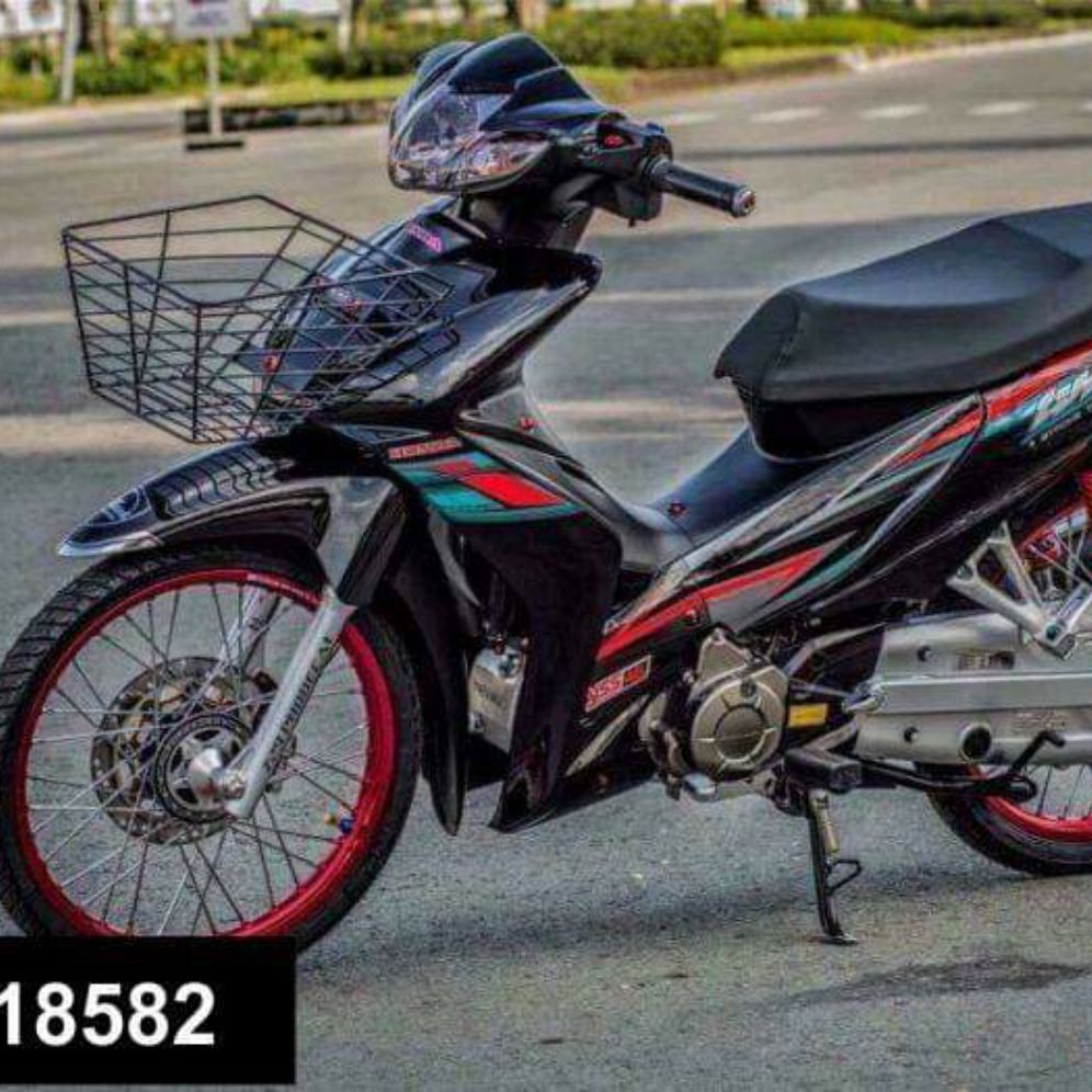 [HCM]Tem xe wave Rsx  tem rời cao cấp dán xe đen