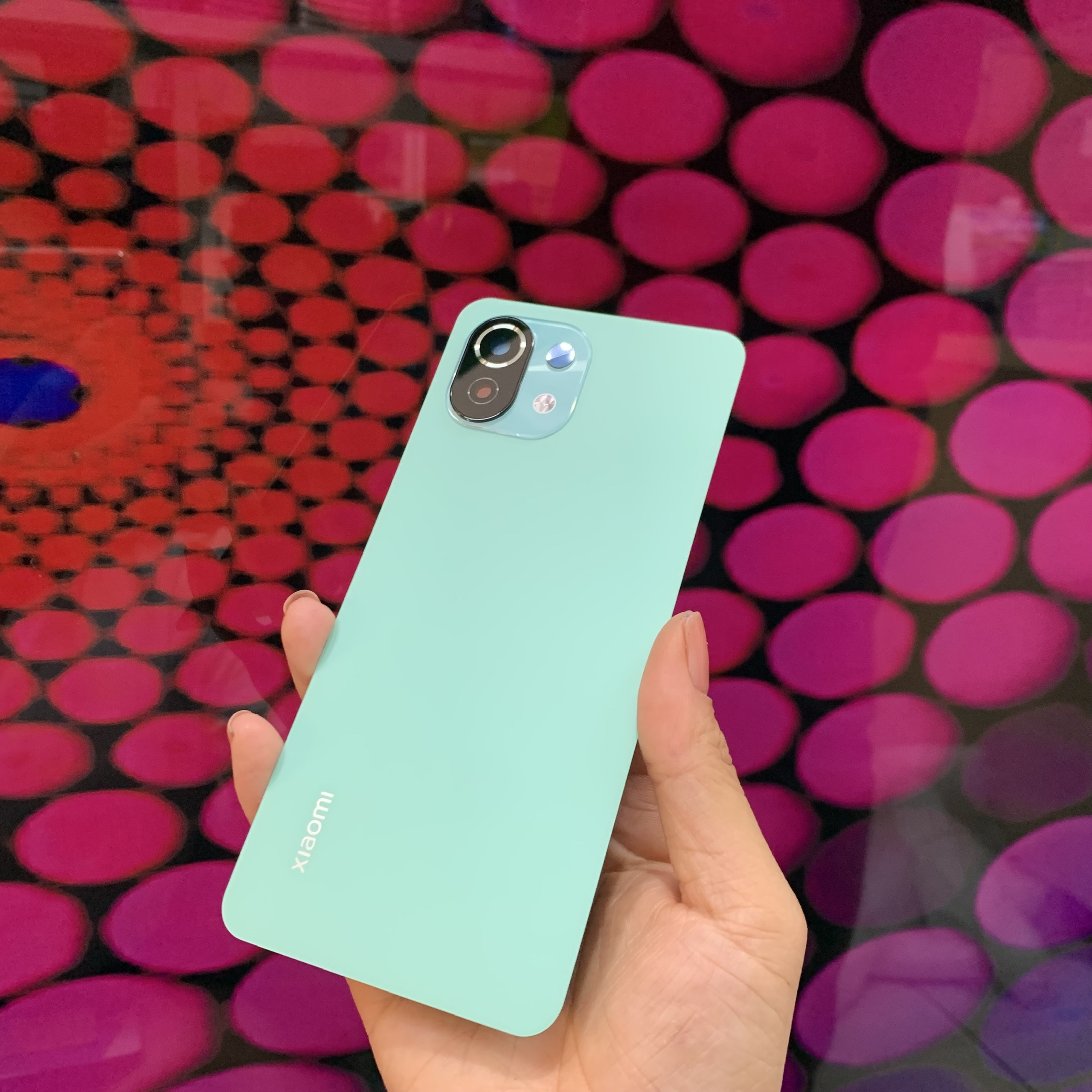 Lưng liền kính Camera Xiaomi 11 Lite 4G / 5G ( Zin ) Tặng kèm leo dán dán 15ml