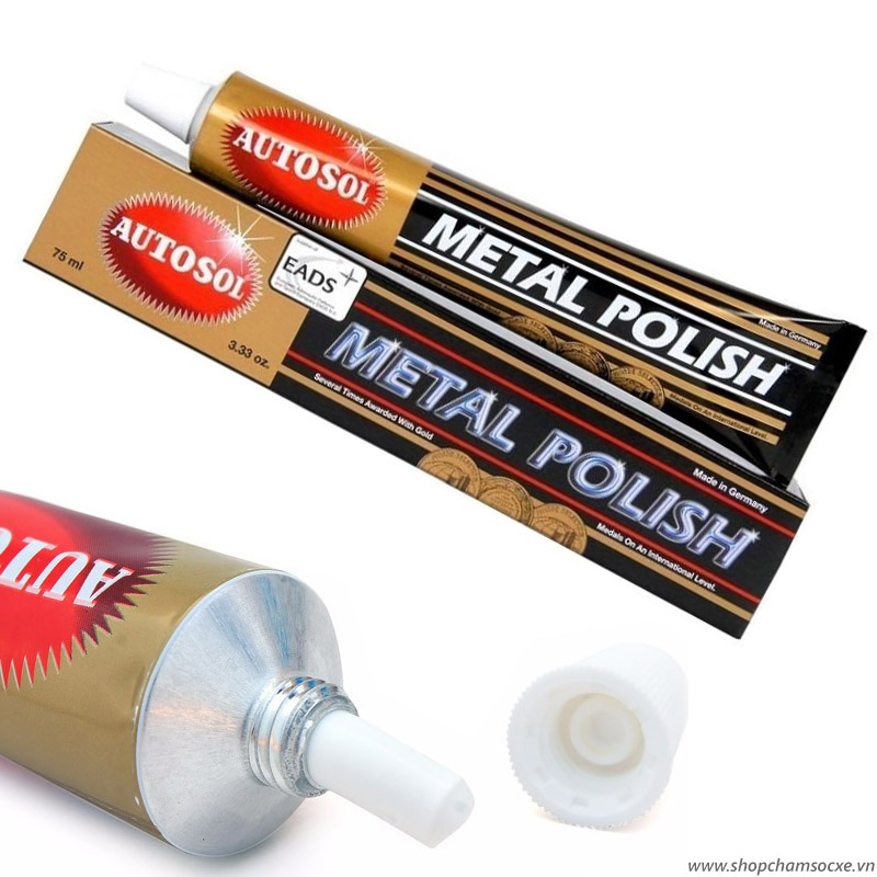 [Free ship đơn 50k] Kem đánh bóng kim loại Autosol Metal Polish 75ml/50g , dung dịch tẩy rỉ sét đánh bóng kim loại Autosol--